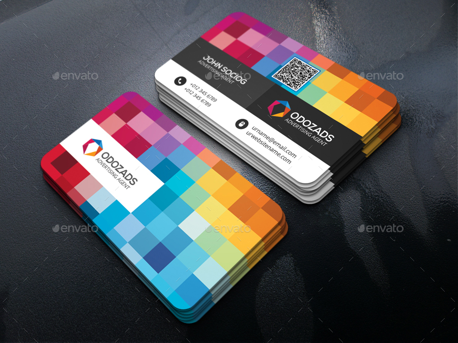 Advertising Agency Business Card, Print Templates GraphicRiver